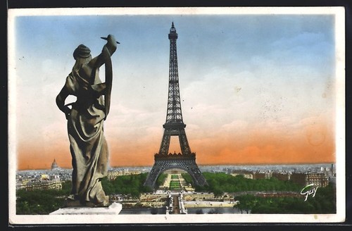 Cartolina parigi tour - la,