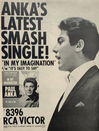 Paul anka 1964 poster - anka,