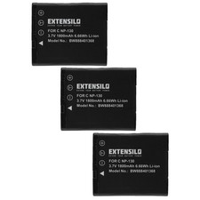 3x Batteria per Casio Exilim EX-ZR300 EX-ZR200WE EX-ZR300GD 1800mAh 3,7V