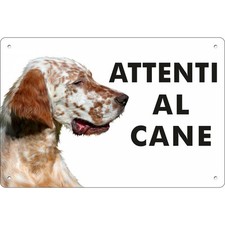 CARTELLO ATTENTI AL CANE