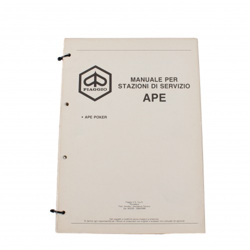 Manuale stazione servizio - , ape
