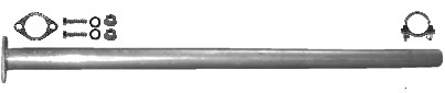 Tubo intermedio scarico - intermedio, vw