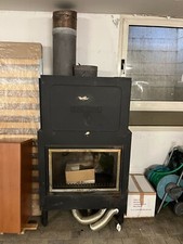 Monoblocco camino a legna Piazzetta con vetro e ventilazione