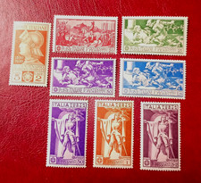 1930 8 VALORI 4° CENTENARIO