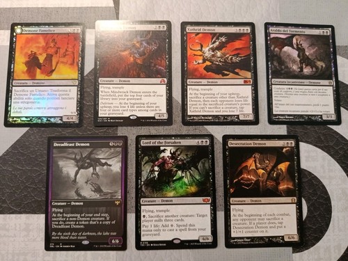 Lotto carte magic demoni - carte, 7