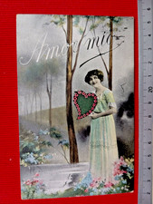 Cartolina Innamorati-Amore mio fp -v. 1916 da Ancona a Jesi