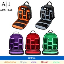 Custodia Borsa Zaino Fotocamera Reflex DSLR Impermeabile Multiuso Professionale