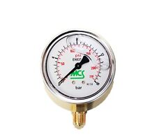 MCS MANOMETRO ALLA GLICERINA CASSA INOX Ø 63 ATTACCO 1/4 RADIALE