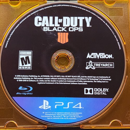 Call duty black ops - black, ps4