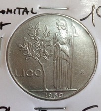 100 LIRE 1960 SPL ottimi campi