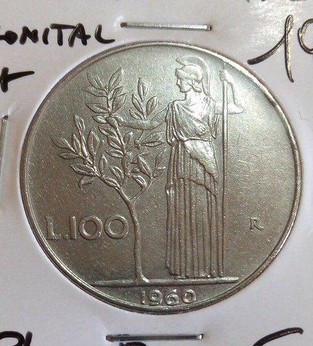 100 lire 1960 - 100, campi