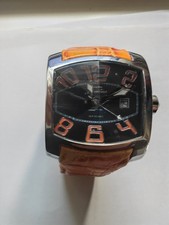Orologio da uomo Chronotech 7701M Cinturino Arancione