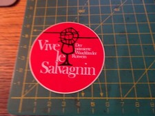 ADESIVO STICKER KLEBER VINTAGE  VIVE LE SALVAGNIN