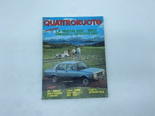 Rivista quattroruote annata - quattroruote,
