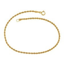 bracciale maglia fune oro