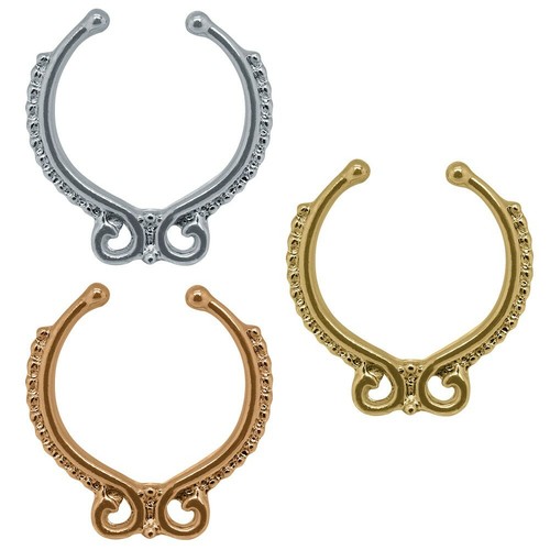 Piercing finto setto - , anello