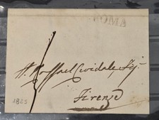 Prefilatelica Del Settembre 1825 Da Roma A Firenze 