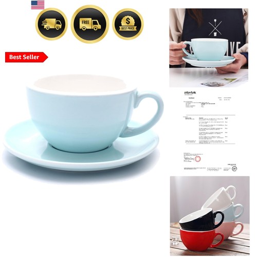 Latte art tazza piattino per - latte, e