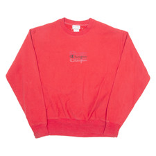 Champion felpa uomo rosso l - uomo,