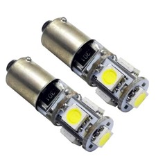 Coppia Luci Posizione 5 Led H6w Bax9s Per Bmw Serie 1 3 6000k Canbus