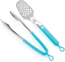 WEBER STYLE 17175 - SET 2 ACCESSORI BARBECUE - SPATOLA E PINZA - 41 CM