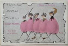 POSTCARD INCUBATOR OF MODENA