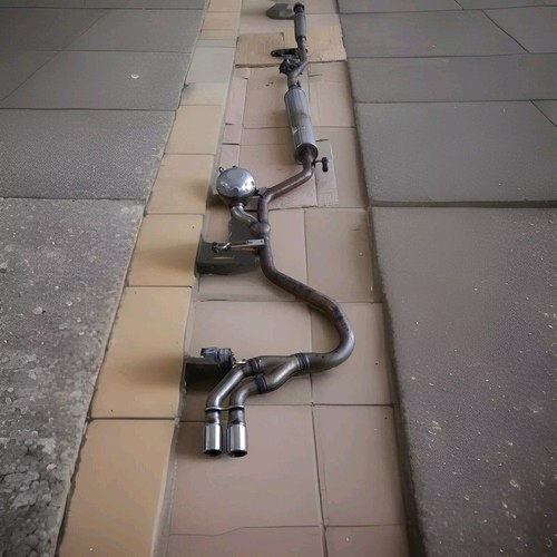 Scarico sportivo completo con - completo,
