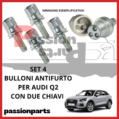 Kit bulloni antifurto - 4,