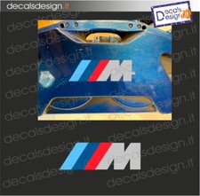 4 Adesivi replica scritta M