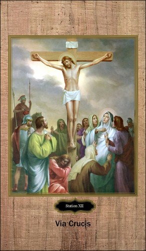 Santino holy card - holy, via