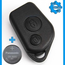 CHIAVE GUSCIO 2 PULSANTI ADATTO A CITROEN XSARA PICASSO SAXO + BATTERIA CR1620