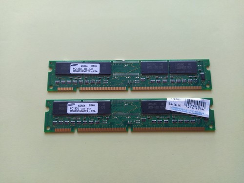 Coppia ram samsung 128mb sdram - coppia,