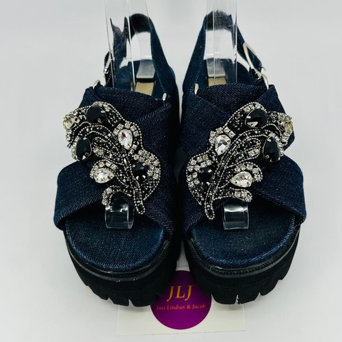 Sandali donna blu denim - n°21,