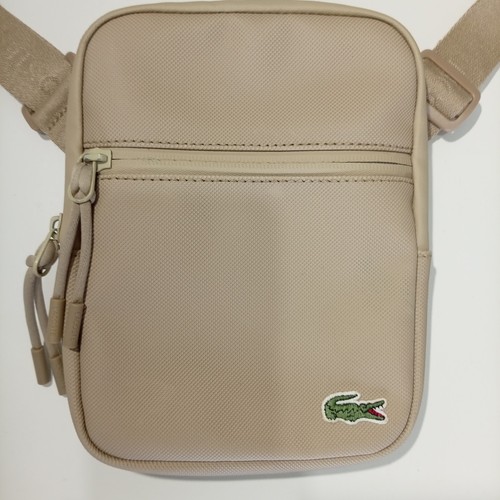 Sacoche lacoste beige nude - lacoste,