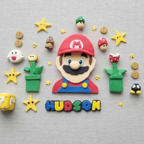 Cake topper commestibile - topper, super