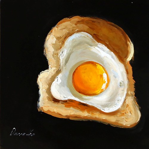Uovo quadro olio - uovo,