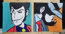 Quadro pop art  Lupin III & Gighen