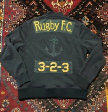 Vintage Polo Ralph Lauren Rugby F.C. Marine Navy Deck Jacket  