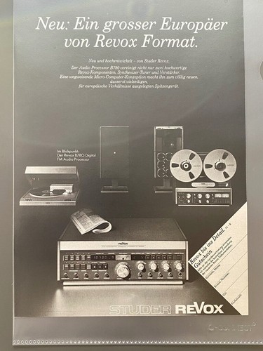 Revox audio processor b780 - revox,