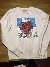 Maglione natalizio Peanuts Snoopy Cream - UK Small oversize Primark
