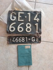 Libretto Con Targhe Fiat 1200