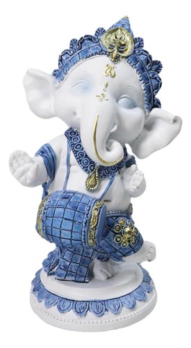 Statuina elefante indù - , bianco