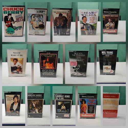 Retro music cassettes tapes - cassettes,