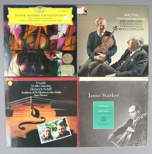 Lot cello viola lps - of,