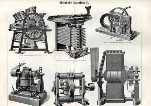 1889 macchinari elettrici - 1889,