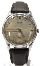 Orologio Technos anni 50 mechanical swiss made watch vintage clock 37mm jumbo
