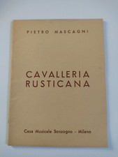 Libretto 1955 Cavalleria