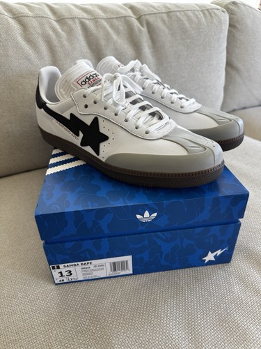 Bape adidas samba white - bape,