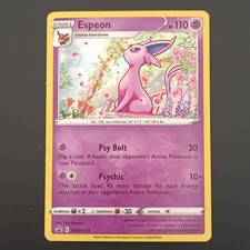Carta Pokemon Espeon SWSH174 Black star Promo Cards Inglese Near Mint A312