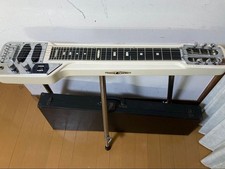 GUYATONE HG-306C 6 Corde Chitarra Elettrica Lap Acciaio Hawaiana con Custodia Supporto